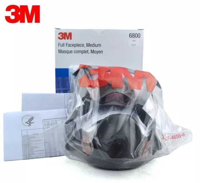 Original 3M 6800 Full Facepiece Reusable Respirator 3M full face Gas Mask Medium 3
