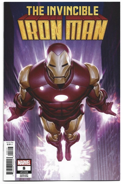 Invincible Iron Man #8 1:25 Junggeun Yoon Variant Marvel 2023 VF/NM