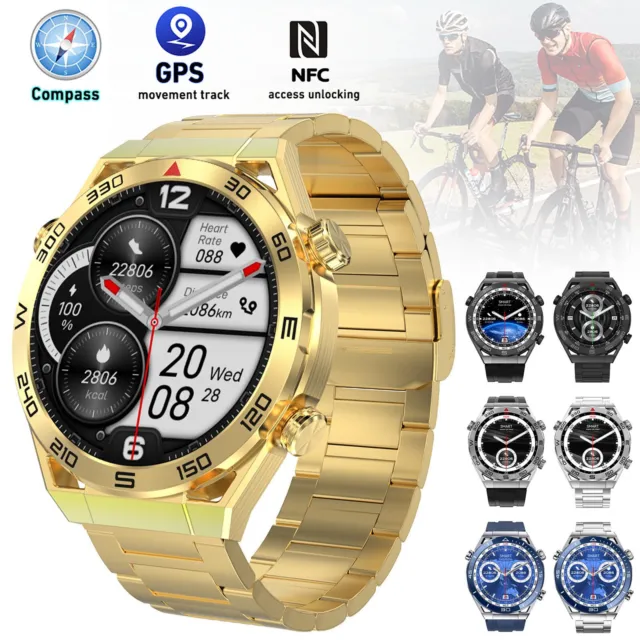 Smart Watch Men Bluetooth Call Heart Rate Waterproof Sport Smartwatch Fitness