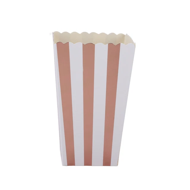 (Roségold) Popcorn-Behälter Popcorn-Boxen Aus Papier Besetzen Wenig Platz EGG