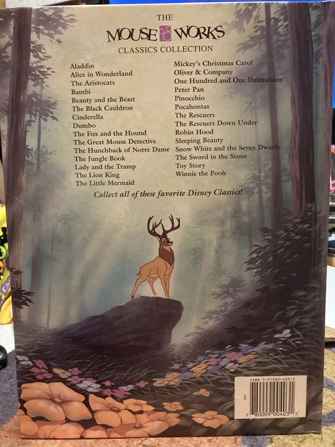 DISNEY MOUSE WORKS Classic Collection BAMBI- First Edition, First ...