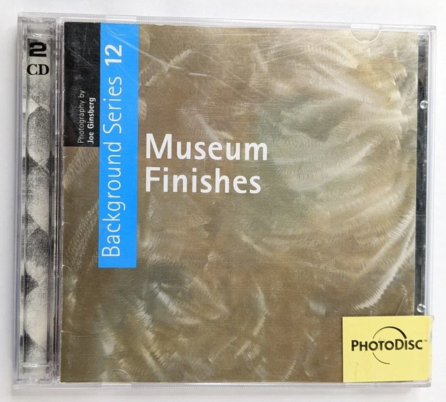 PhotoDisc Background Series 12 Museum Finishes CD 100 Royalty-Free Stock Images
