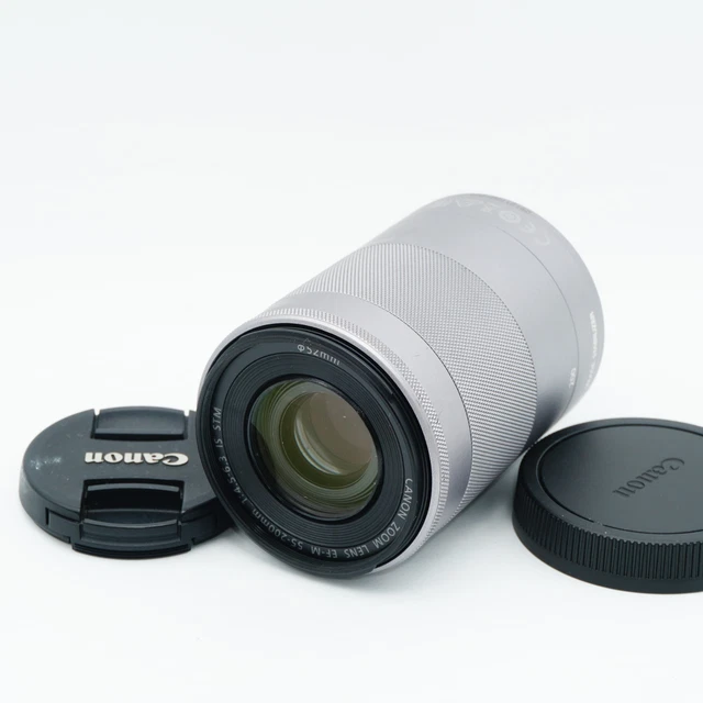 CANON EF-M 55-200MM f/4.5-6.3 IS STM Zoom Lens from Japan [Mint