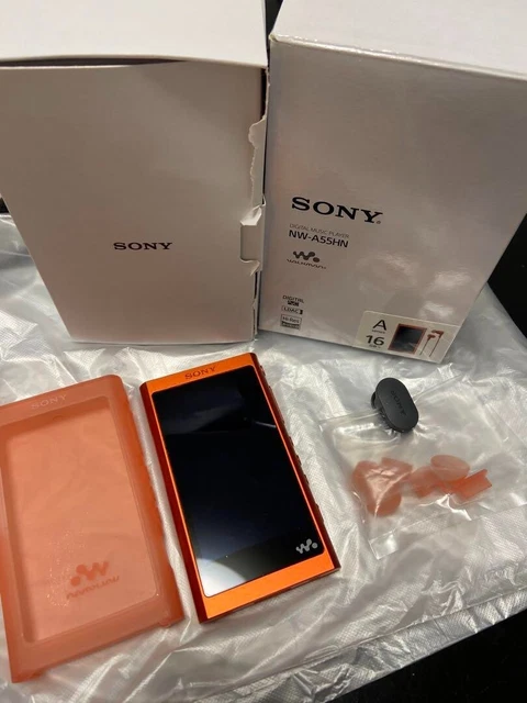 Sony WALKMAN NW-A55HN 16GB Hi-Res Digital Music Player Used Red Good w/ Charger Sony WALKMAN NW-A55HN 16GB Hi-Res Digital Music Player Used Red Good w/ Charger