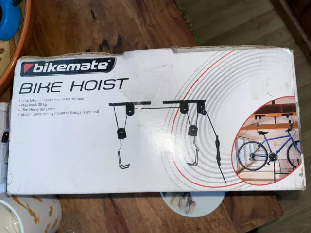 BIKEMATE BIKE HOIST - Max Load 30 Kg  Ceiling Mounted NEW