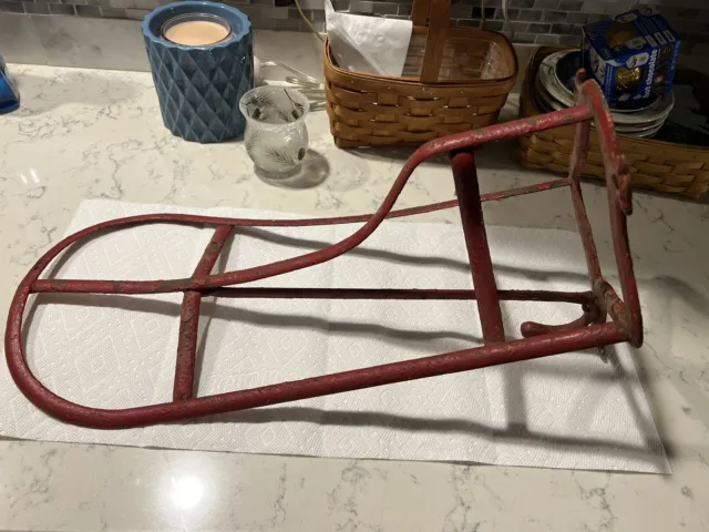 Vintage Saddle rack holder bracket old paint English with harness hook rustic