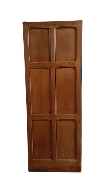 Arts & Crafts 6 Pane Oak Passage Door 80 x 29.75