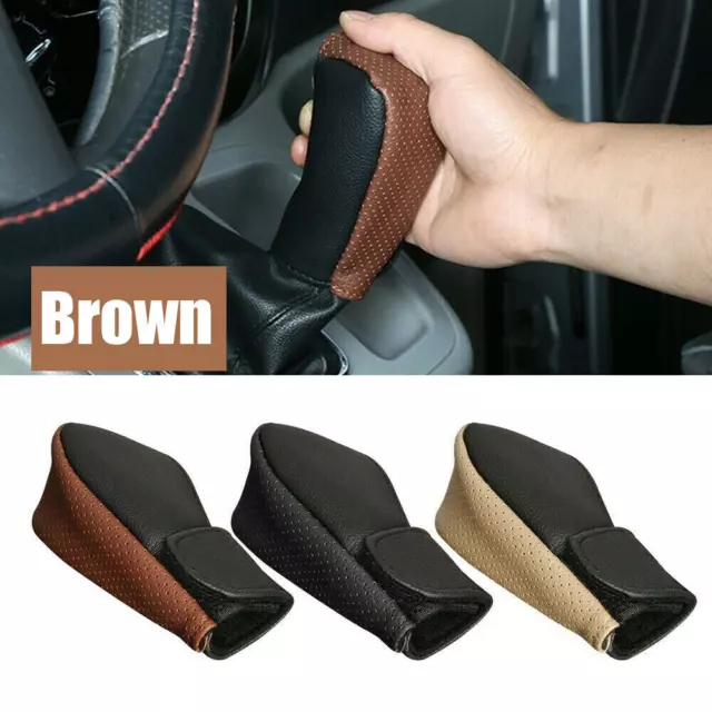 Universal Car Auto Gear Shift Knob Cover Protector Leather Interior Accessories