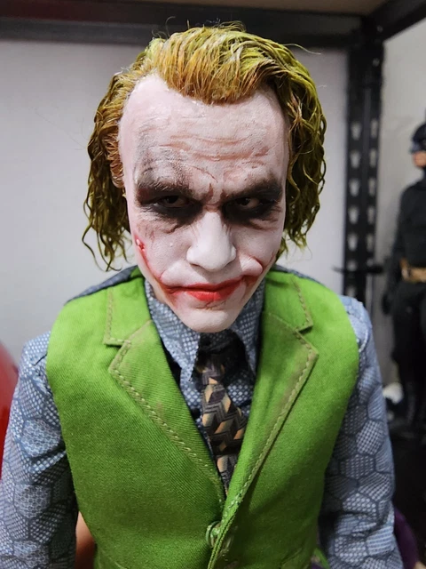 InArt 1/6 Batman Dark Knight: Joker Rooted Hair Smirking Figure