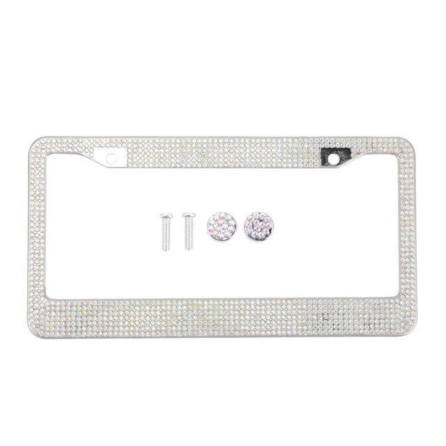 Bling Licence Support de Plaque Bling Cadre de Plaque D'immatriculation