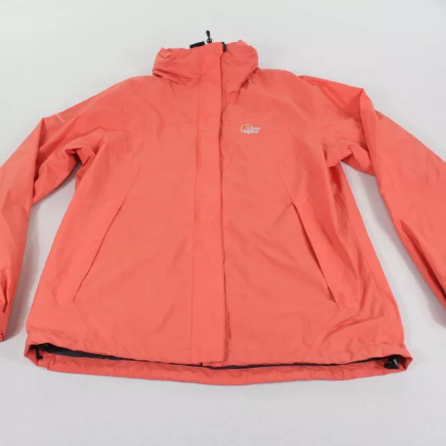 Lowe Alpine Jacket Orange Large Hooded Zip Up