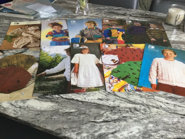 Job Set Mit 17 Tivolo Strickmustern Für Kinder - Pullover Strickfiguren Umhang