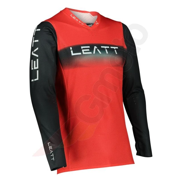 Camicia motocross offroad jersey leatt 5.5 V22 ultraweld rosso nero M