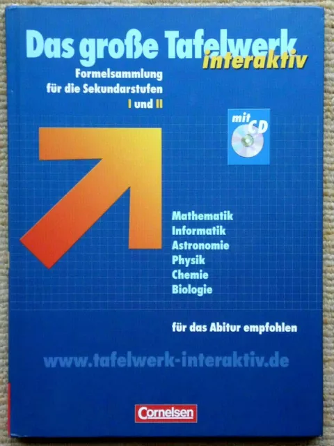 Das große Tafelwerk interaktiv +CD Mathe Informatik Astronomie Physik Chemie Bio