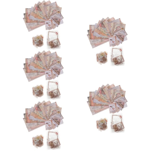 5 Sets von Scrapbooking Supplies Journal DIY Kit Journals Planer Papieraufkleber