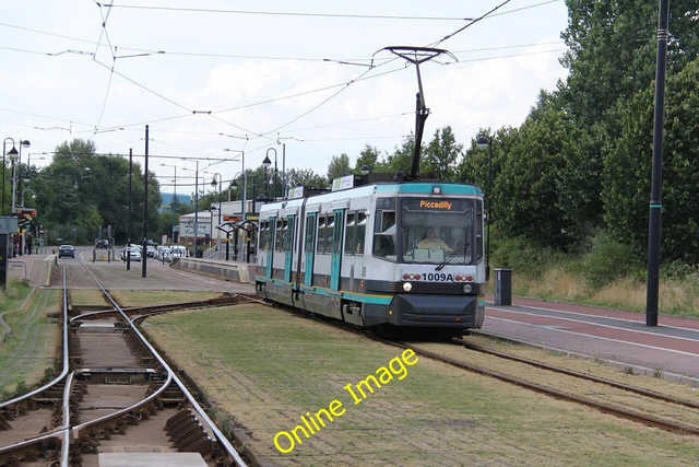 PHOTO 6X4 TRAM leaving Broadway tram stop Salford\/SJ8098 At times when