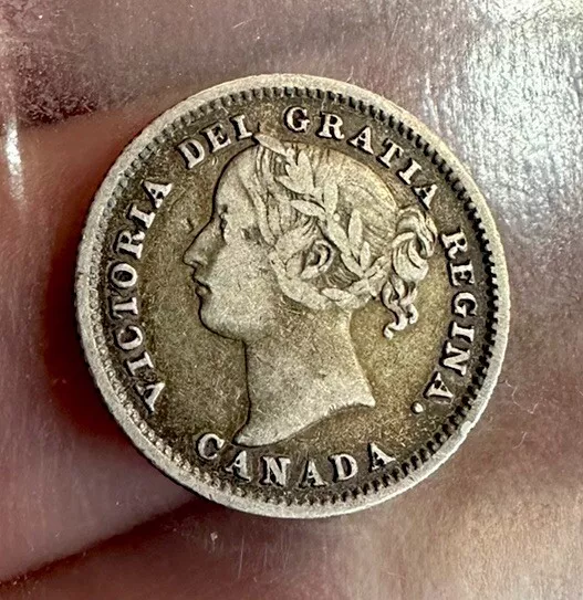 Canada 10 Cents 1885 Very Scarce