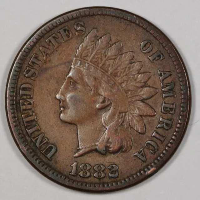 1882 Indian Head Cent.  VF.  196457