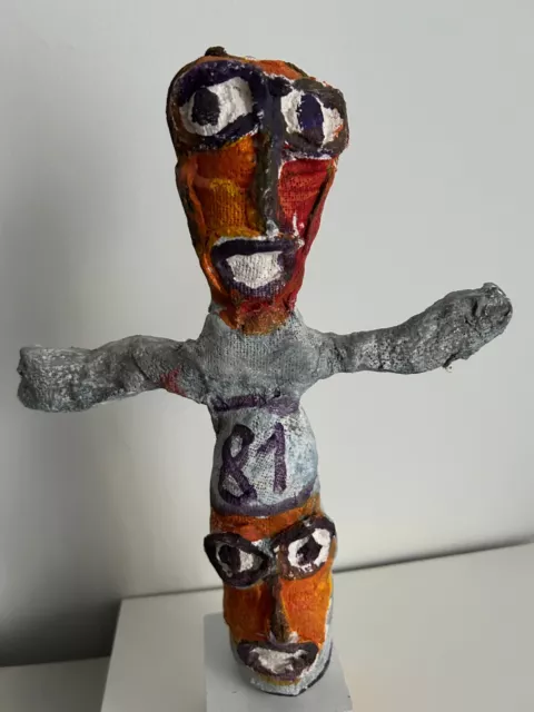 Jaber Al Mahjoub (1938-2021)  Art Brut   Sculpture Des Annees 1990