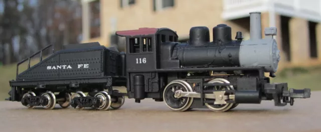 Bachmann 4733 Santa Fe 0-4-0 Steam Locomotive  116 N Scale Switcher Shifter