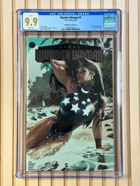 Wonder Woman #5 2024 DC Comics Pablo Villalobos Lobos Foil Variant CGC 9.9