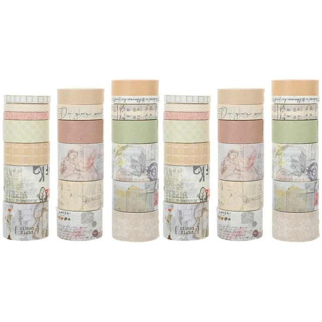 40 rouleaux de décalcomanies de journal Washi Tapes de bricolage Compte à main