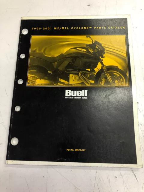 2000 2001 Harley Davidson Buell Cyclone M2 Parts Catalog Manual 99572-01Y (G3) 3