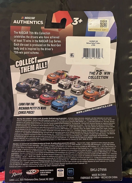 Matchbox Nascar Authentics Toyota 75th Anniversary Die-Cast Car - 1:64 Scale