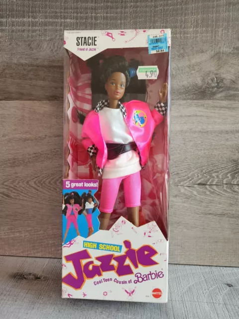 High School Jazzie STACIE AA Doll Cool Teen Cousin of Barbie #3636 1988 MATTEL