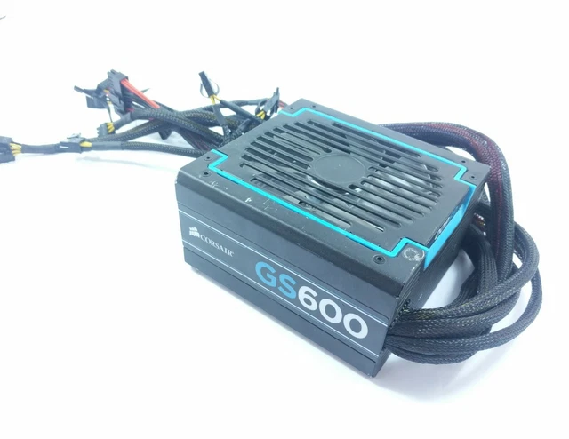 CORSAIR GS600 75-001181 600W ATX 20+4 Pin PSU Power Supply £39.99 ...