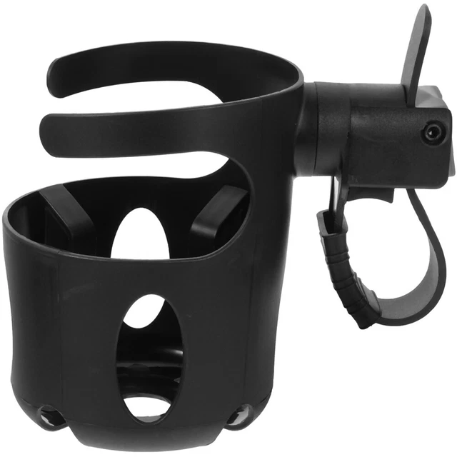 Portavasos ajustable soporte para biberones cochecitos negro bebé