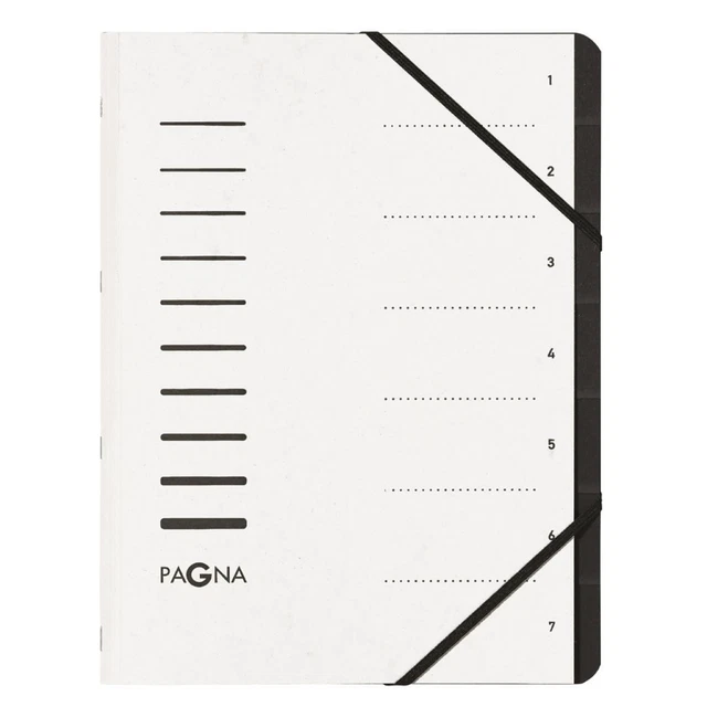 PAGNA Ordnungsmappe 7 Fächer 1-7 blau 40058-02 (4013951007963)