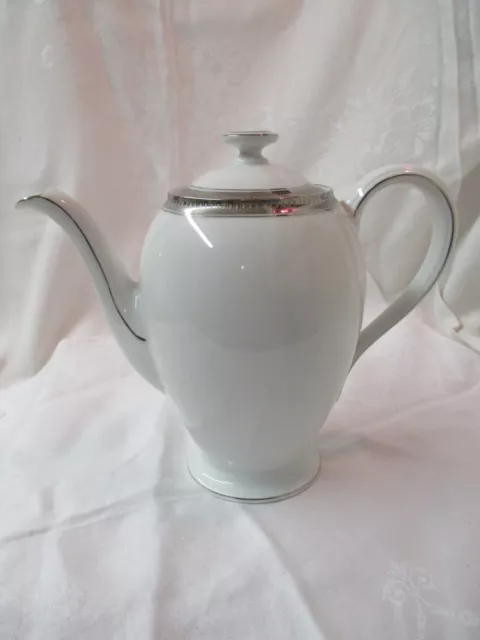 Vintage Germany Rosenthal Continental Coffee Pot Duchess Platinum