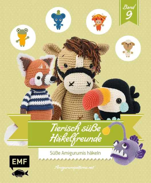 Tierisch süße Häkelfreunde 9 | Amigurumipatterns. Net | Süße Amigurumis häkeln