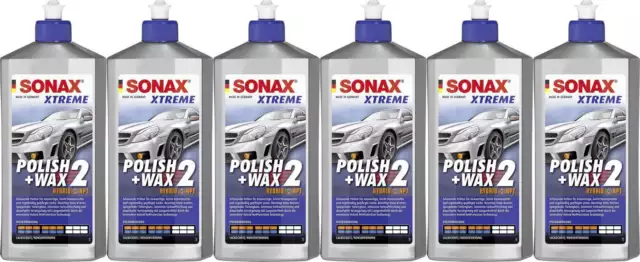 Sonax XTREME Polish+cera 2 500 ml - set VPE - 6 pezzi - 02072000