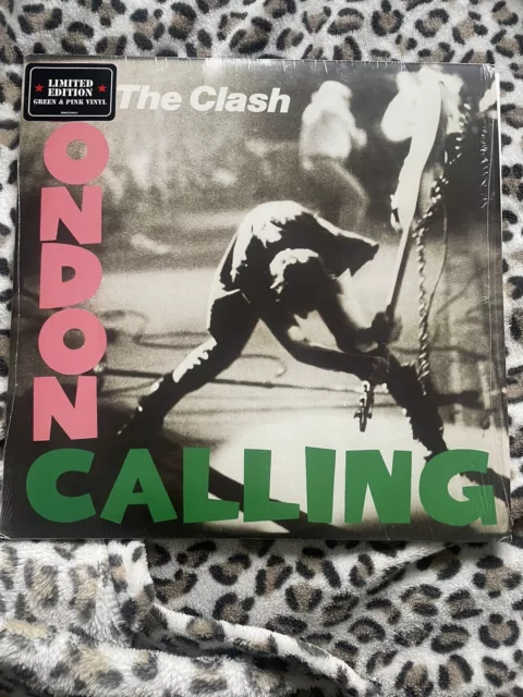 The Clash London Calling 2LP Limited Edition Pink & Green Vinyl. 2016 Remaster.