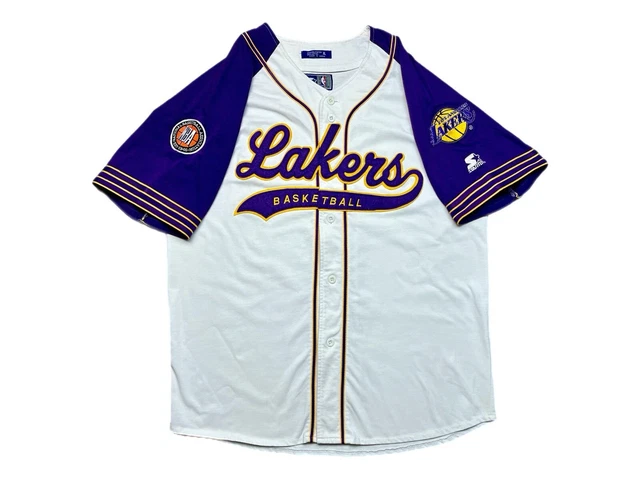 Vintage Los Angeles Lakers maillot homme violet moyen des