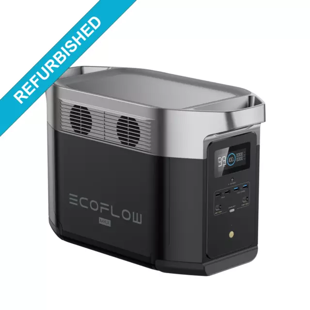 Ecoflow Delta Max 1612Wh Centrale électrique 2000W Générateur Solaire Portable