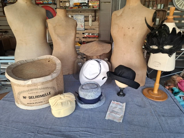 ANCIENNE BOÎTE CARTON à chapeau - Chapellerie LABOISSIERE à Blois - Old hat box EUR 30,00 - FR