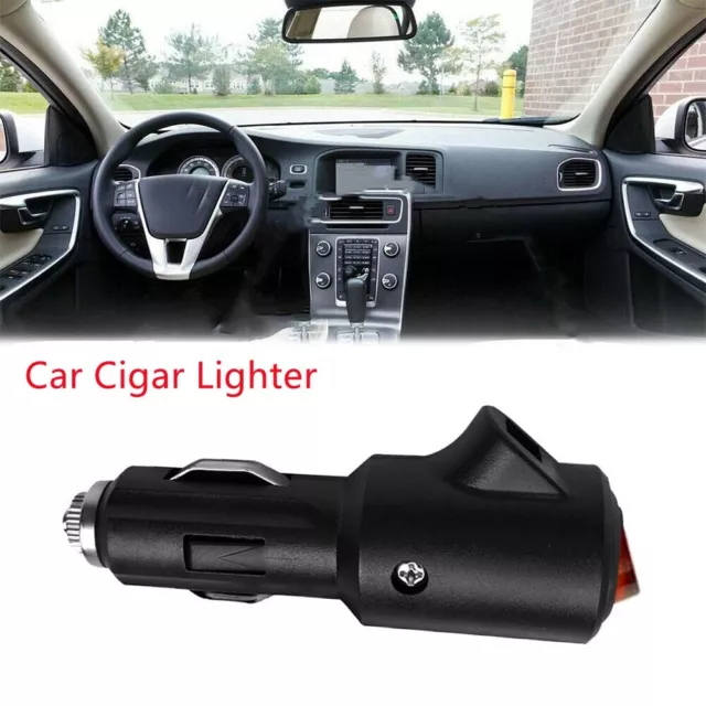 Effortless Installation of Car Cigar Lighter Socket Plug for 12V 24V Vehicles