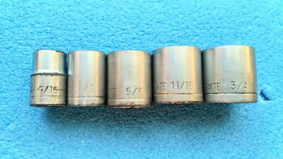 ++ Walden Lot of 31 Sockets USA Cen-Tech Allenite 