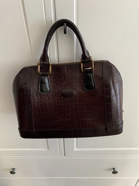 Sacs mûrier, très vintage, forme Boston, cuir congolais, joli
