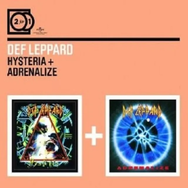 Def Leppard "Hysteria/Adrenalize" 2 Cd New!