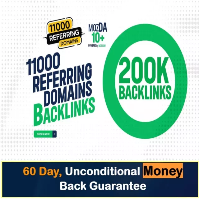 50K POWERFUL Referral SEO Backlinks from 5000 Unique Domains [Supports 50 URLs]