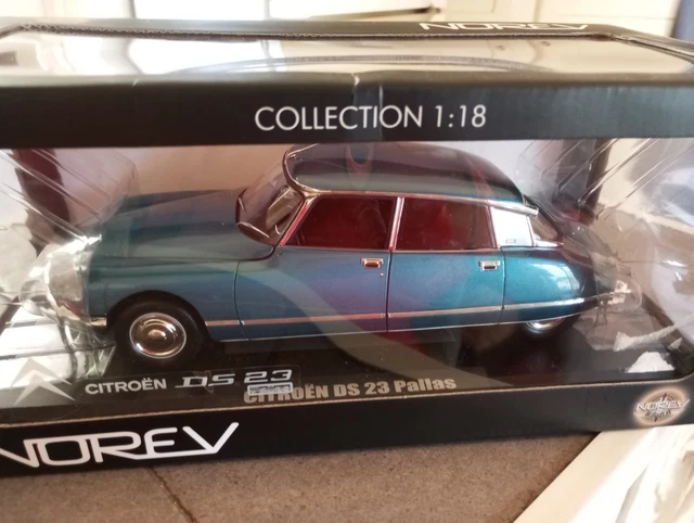 NOREV 1/43 - Citroën DS21 Pallas 1967 - Vert Toit Argenté - Occasion