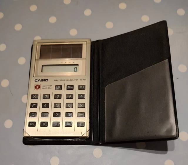 Stock Bureau - CASIO calculatrice SL-300 VER, alimentation solaire/par pile