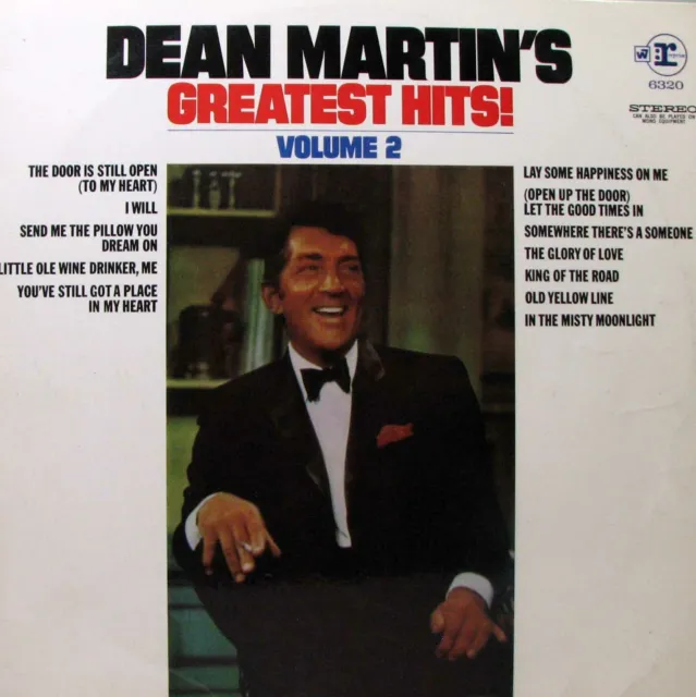DEAN MARTIN Greatest Hits [Volume 2]  LP  SirH70