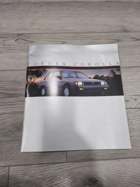 1985 Toyota Corolla and Sport 24-page Original Car Sales Brochure Catalog