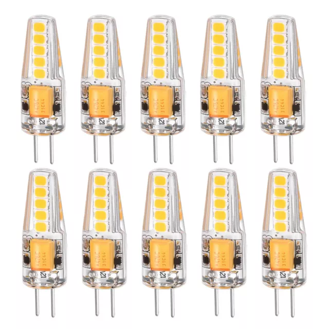LED 6W COB 10 x G4 Lampen Stiftsockel Leuchtmittel Kaltweiß Birne AC / DC 12V
