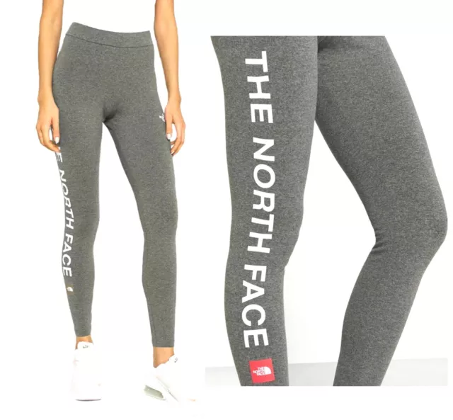 The North Face Womens Activewear Gym Leggings Sports Yoga Logo Jogging  Pants